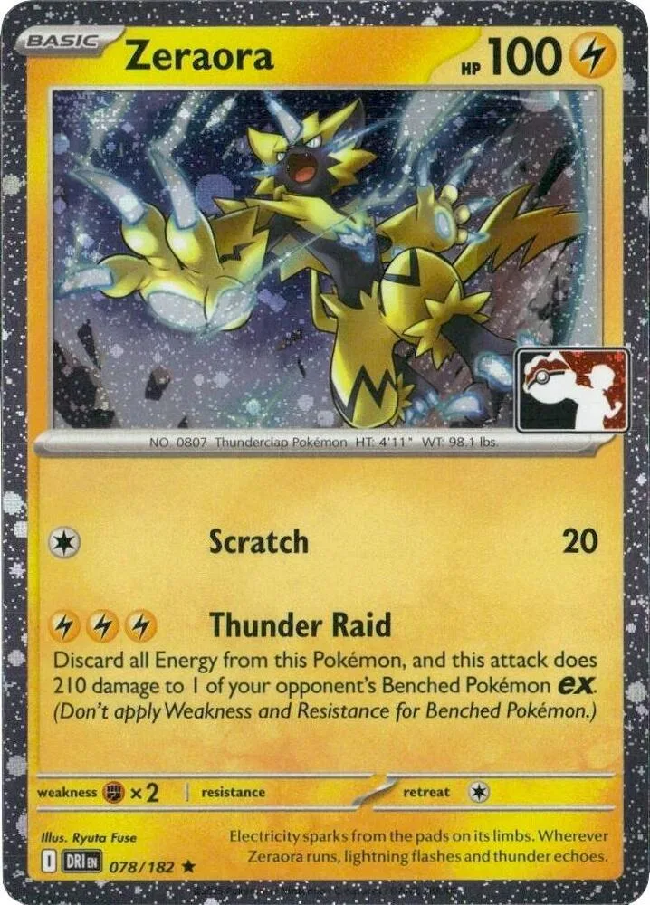 Zeraora - 078/182 — Cosmos Holo