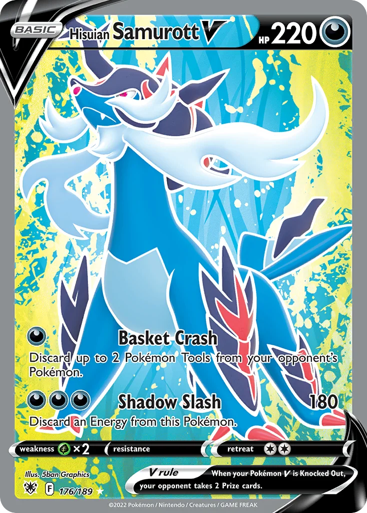 Hisuian Samurott V — Holofoil