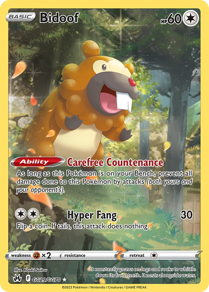 Bidoof — Holofoil